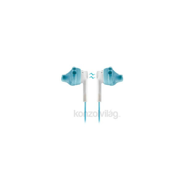 Yurbuds Inspire 200 QuikClikTM mágneses rögzítéses kék fehér fülhallgató PC
