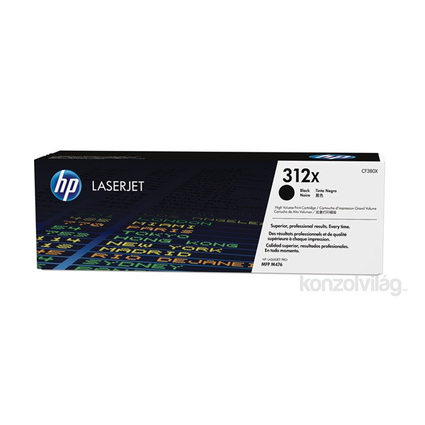 HP 312X (CF380X) - Fekete, nagy kapacitású PC