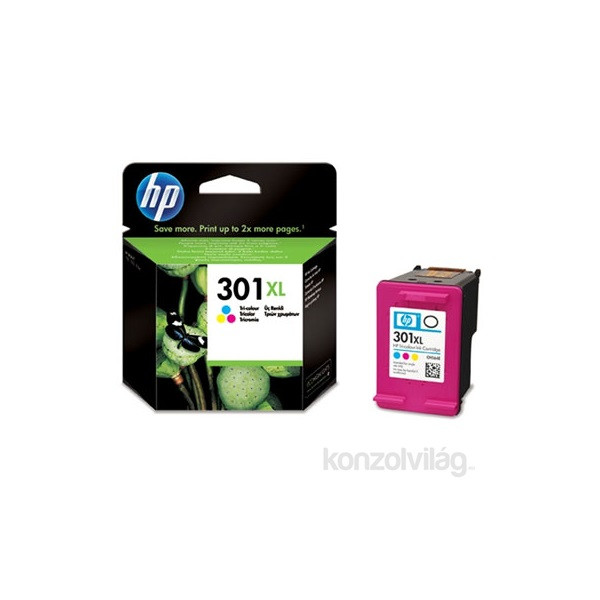 HP 301XL (CH564EE) - Színes, nagy kapacitású PC