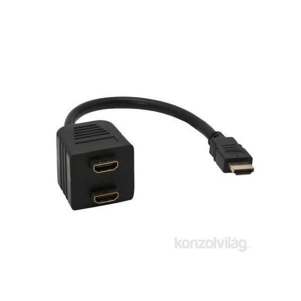 PRC HDMI - 2x HDMI elosztó kábel PC