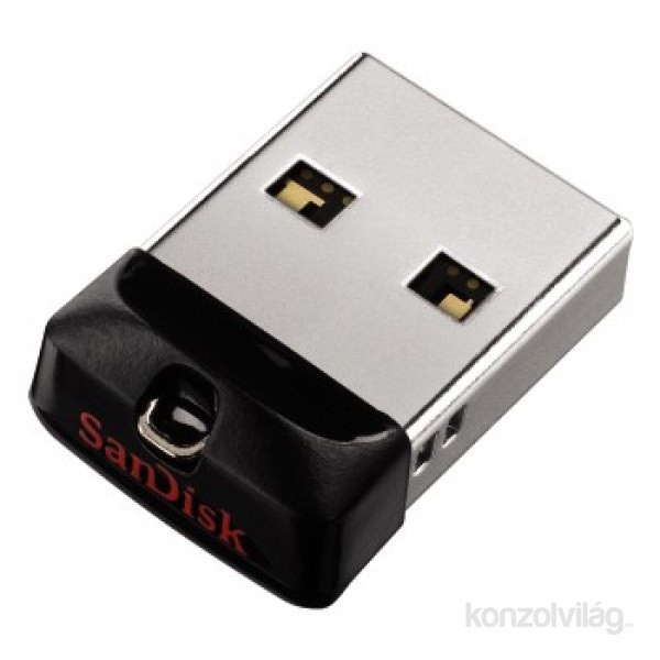 Sandisk 16GB USB2.0 Cruzer Fit Fekete (114711) Flash Drive PC