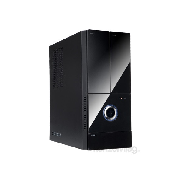 In Win BK-644 Fekete 300W mATX ház PC