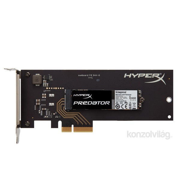Kingston 480GB PCIe (HHHL) HyperX Predator (SHPM2280P2H/480G) SSD PC
