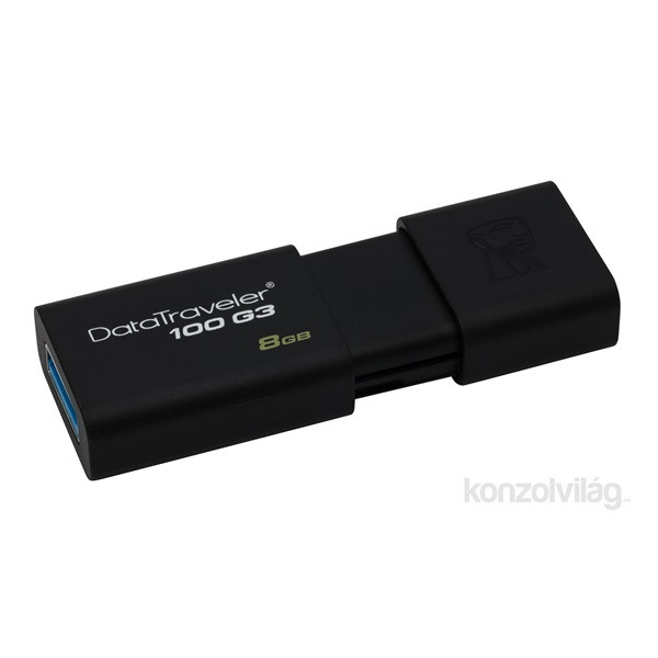 Kingston 8GB USB3.0 Fekete (DT100G3/8GB) Flash Drive PC