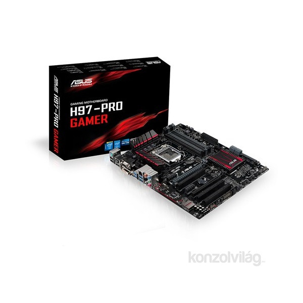 ASUS H97-PRO GAMER Intel H97 LGA1150 ATX alaplap PC
