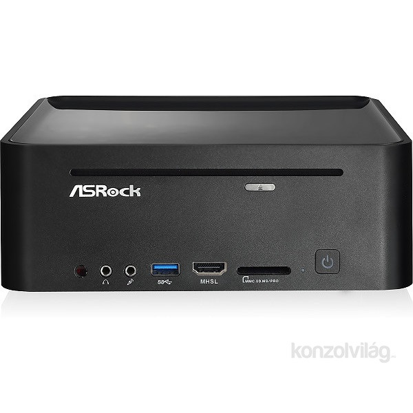 ASRock Vision HT 420D/B Intel Fekete asztali mini PC PC