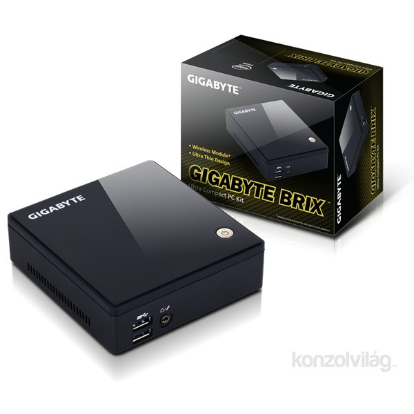 Gigabyte GB-BXi5-5200 Brix Intel Fekete barebone mini asztali PC PC
