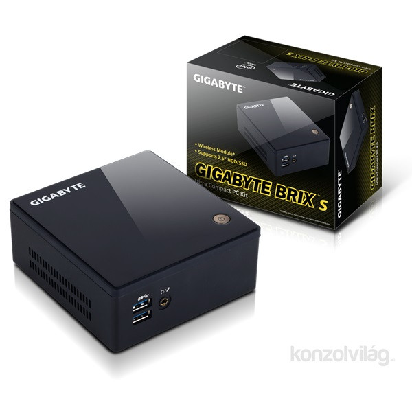 Gigabyte GB-BXi5H-5200 Brix Intel Fekete barebone mini asztali PC PC