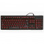 Func KB-460 MX Red Fekete UK Gaming billentyűzet thumbnail