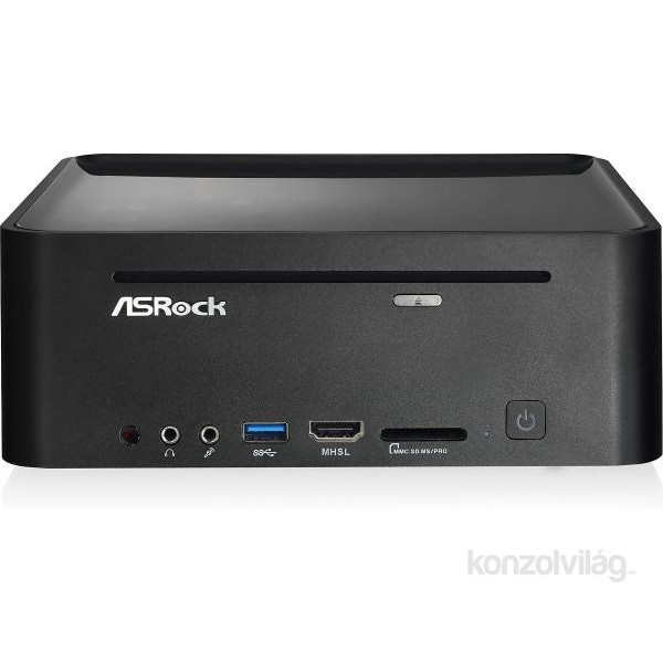 ASRock Vision HT 421D/B Intel Fekete asztali mini PC PC