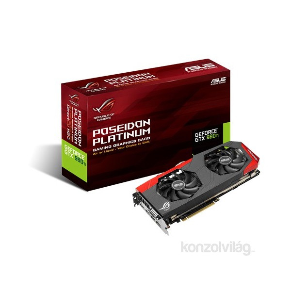 ASUS POSEIDON-GTX980TI-P-6GD5 nVidia 6GB GDDR5 384bit PCIe videokártya PC