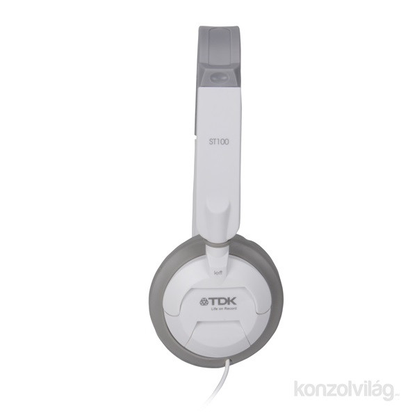 TDK "Ultralight" ST100 Sztereó fehér fejhallgató PC