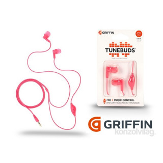 Griffin Tunebuds pink fülhallgató PC