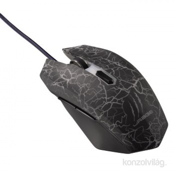 Hama 113722 uRage Illuminated fekete USB gamer optikai egér PC