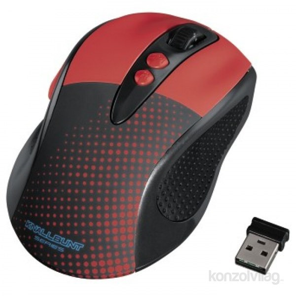 HAMA KNALLBUNT 2.0 wireless fekete-piros optikai egér PC
