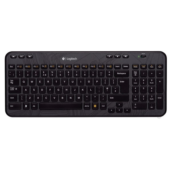 Logitech K360 wless fekete HUN billentyűzet PC