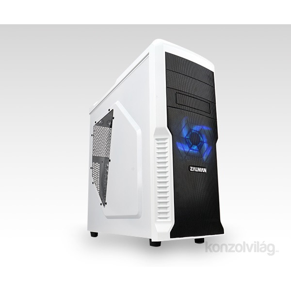Zalman Z3 PLUS Fehér (Táp nélküli) ATX ház PC