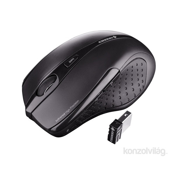 Cherry MW 3000 fekete wireless optikai egér PC