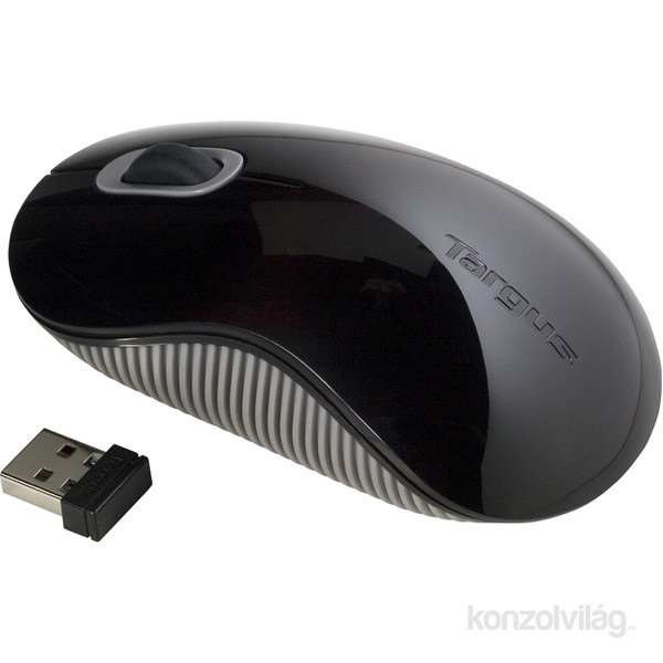 Targus Wireless Blue Trace Mouse fekete notebook egér PC