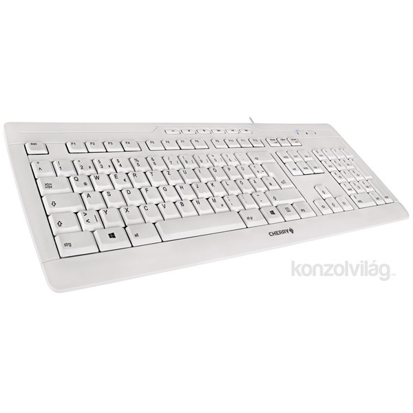 Cherry STREAM 3.0 slim halvány szürke HUN billentyűzet PC