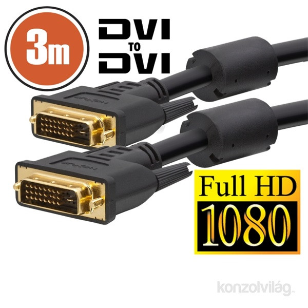 Delight 3m Dual-link DVI kábel PC
