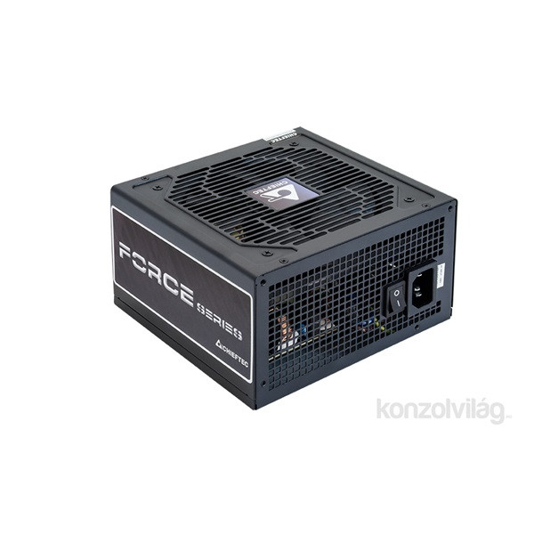 Chieftec Force CPS-450S 450W 85+ bronz 12cm ventillátorral dobozos tápegység PC