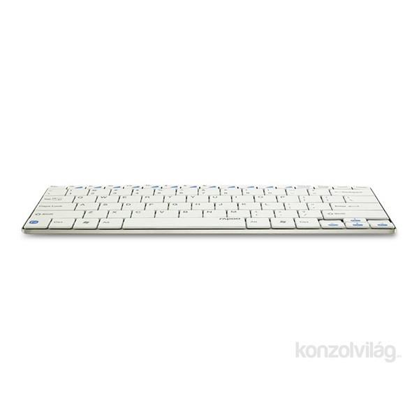 Rapoo "E6100 Compact" Bluetooth fehér HUN billentyűzet PC