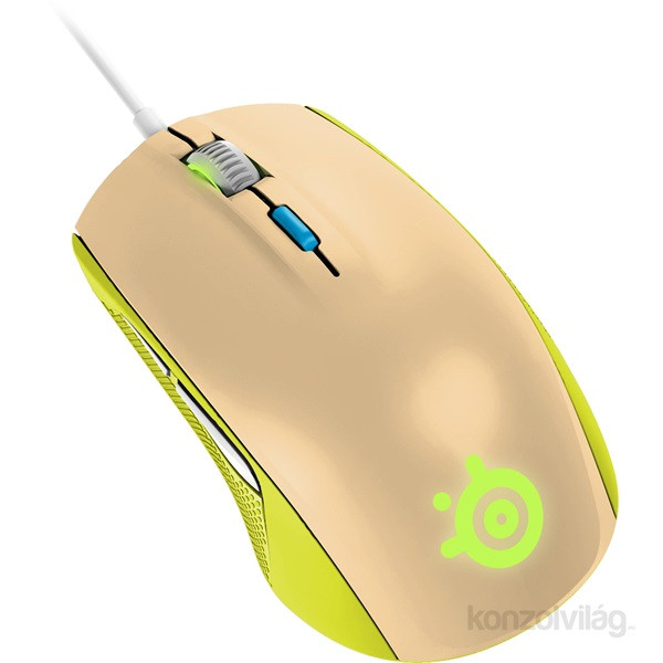 SteelSeries Rival 100 Gaia Green Optikai Gaming egér PC