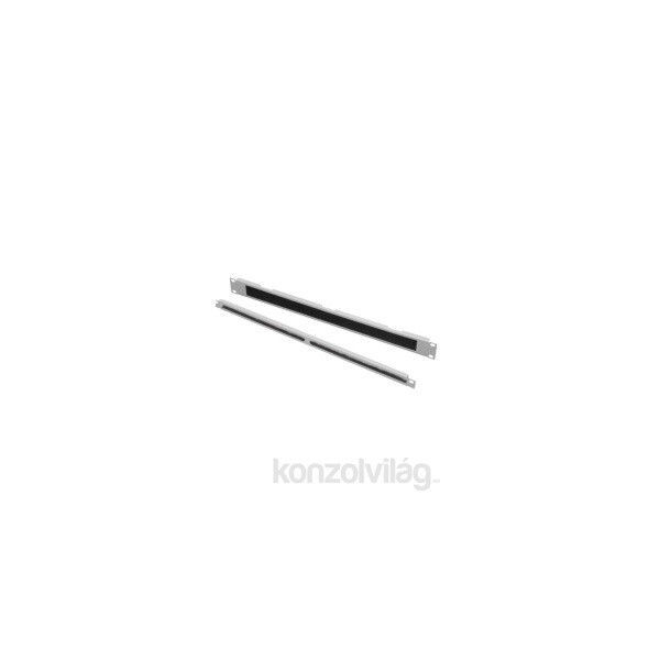 Mirsan Rack 19" 1/2U szürke fésűs kábelrendező PC