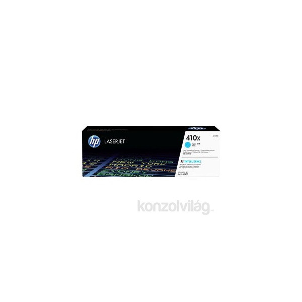 HP 410X (CF411X) - Ciánkék, nagy kapacitású PC